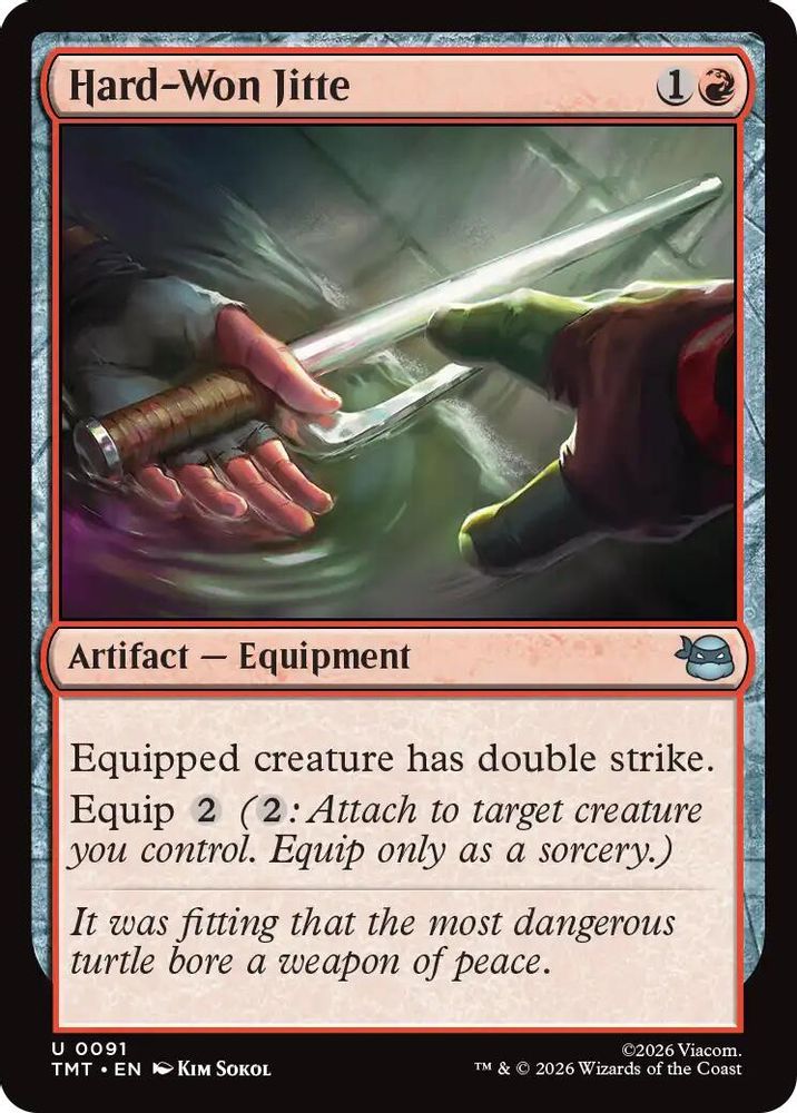 Hard-Won Jitte [Teenage Mutant Ninja Turtles]