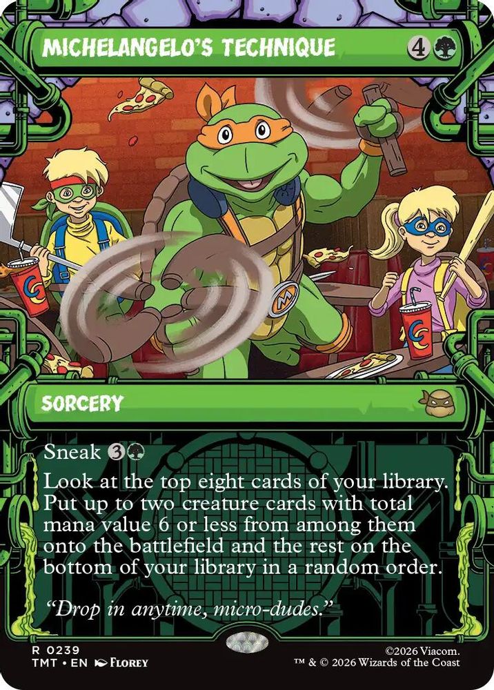 Michelangelo's Technique (Showcase) [Teenage Mutant Ninja Turtles]