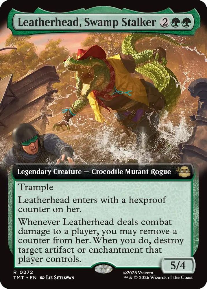 Leatherhead, Swamp Stalker (Extended Art) [Teenage Mutant Ninja Turtles]