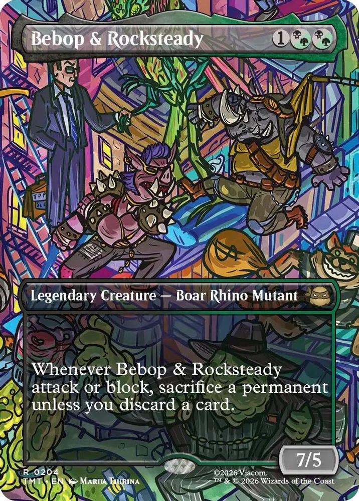 Bebop & Rocksteady (Borderless) [Teenage Mutant Ninja Turtles]