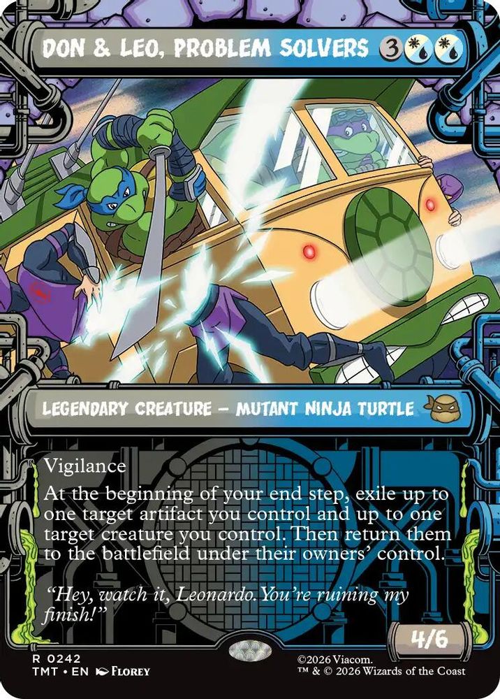 Don & Leo, Problem Solvers (Showcase) [Teenage Mutant Ninja Turtles]
