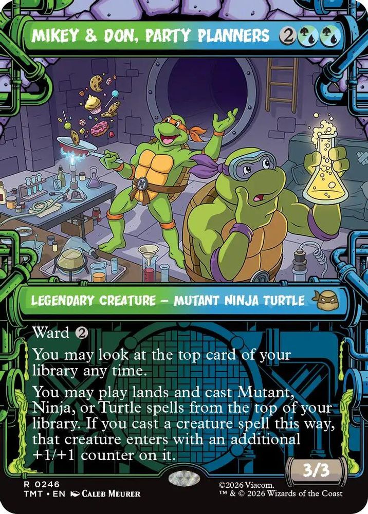 Mikey & Don, Party Planners (Showcase) [Teenage Mutant Ninja Turtles]