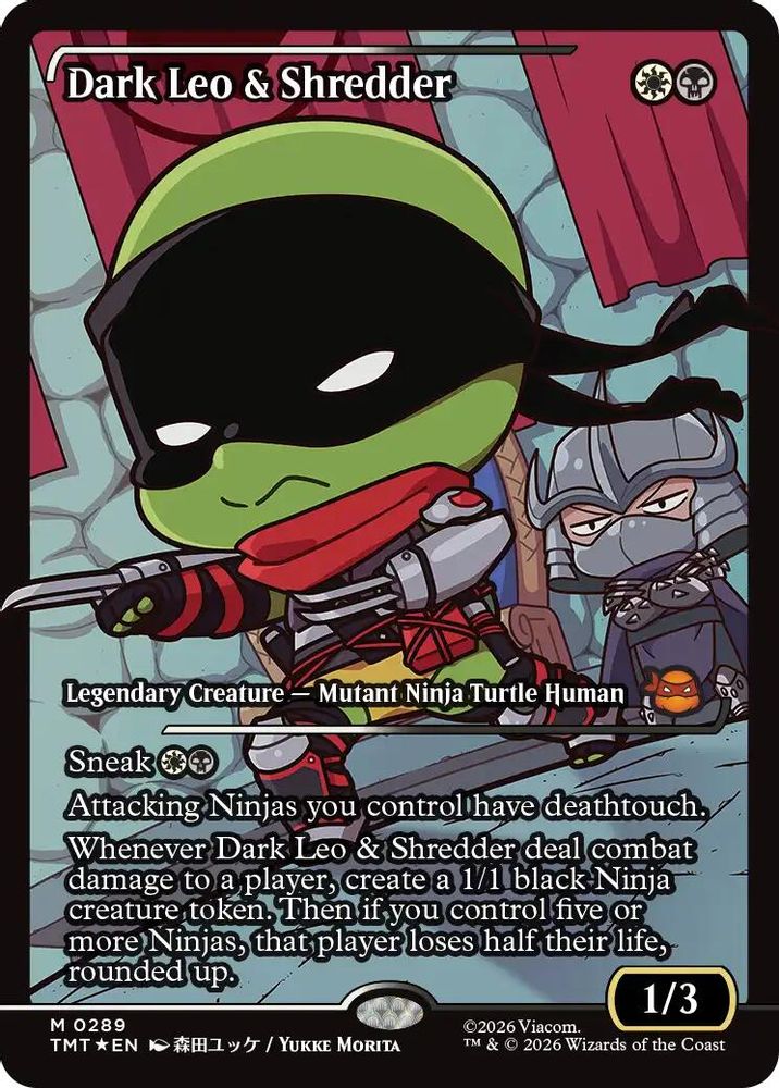 Dark Leo & Shredder (Showcase) [Teenage Mutant Ninja Turtles]
