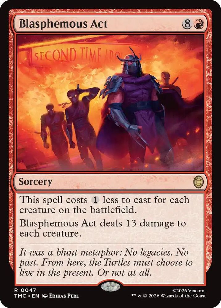 Blasphemous Act [Teenage Mutant Ninja Turtles Commander]