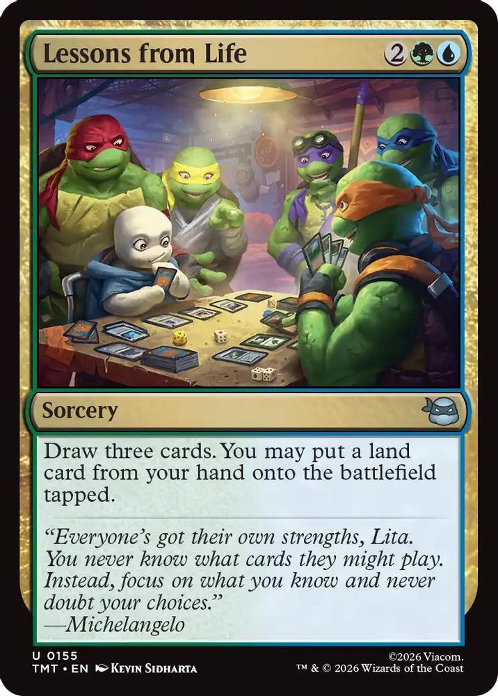 Lessons from Life [Teenage Mutant Ninja Turtles]