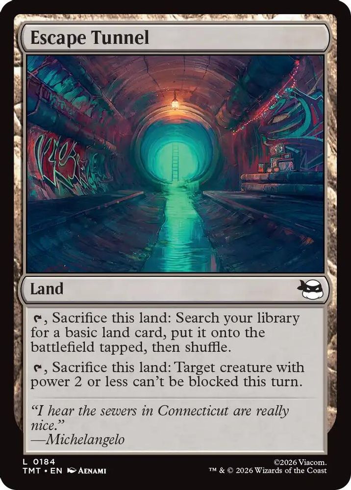 Escape Tunnel [Teenage Mutant Ninja Turtles]