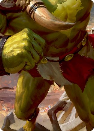 Tuffnut, Bumbling Hulkster // Kayo, Underhanded Cheat Double Sided Art Card (Middle Left) - GEM Pack 3