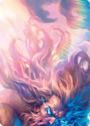 Enlightened Strike // Shelter from the Storm Double Sided Art Card (Top Left) - GEM Pack 4