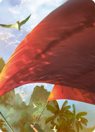 Treasure Island // High Seas Map Doubled Sided Art Card (Top Center) - High Seas