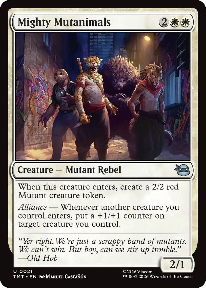 Mighty Mutanimals [Teenage Mutant Ninja Turtles]
