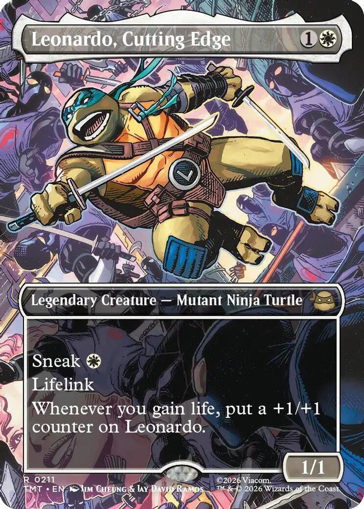 Leonardo, Cutting Edge (Borderless) [Teenage Mutant Ninja Turtles]