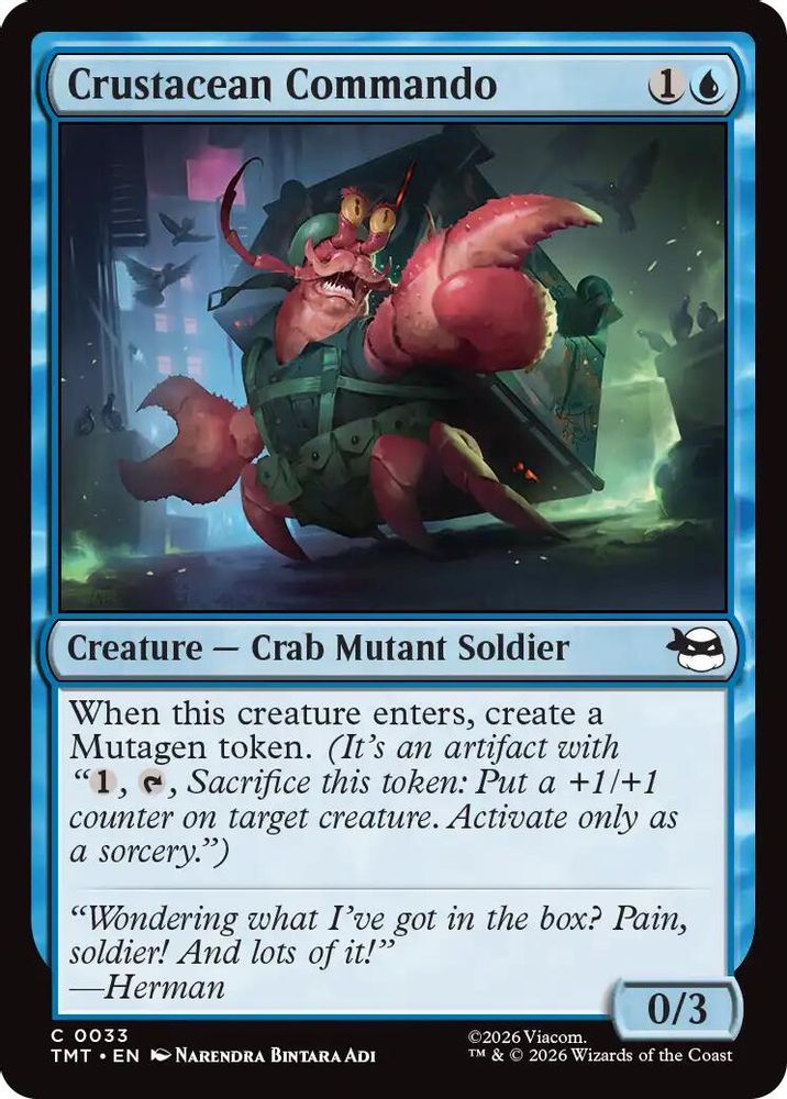 Crustacean Commando [Teenage Mutant Ninja Turtles]
