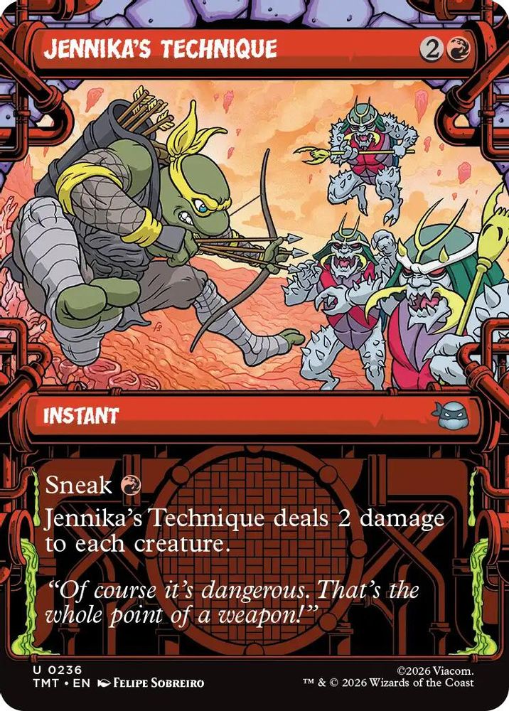Jennika's Technique (Showcase) [Teenage Mutant Ninja Turtles]