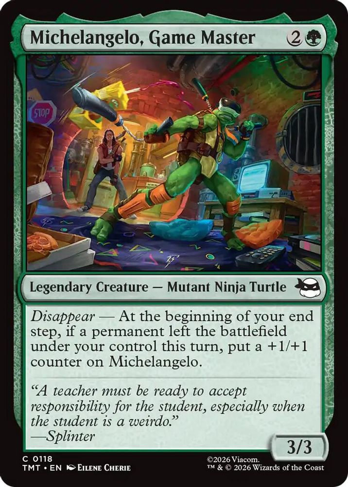 Michelangelo, Game Master [Teenage Mutant Ninja Turtles]