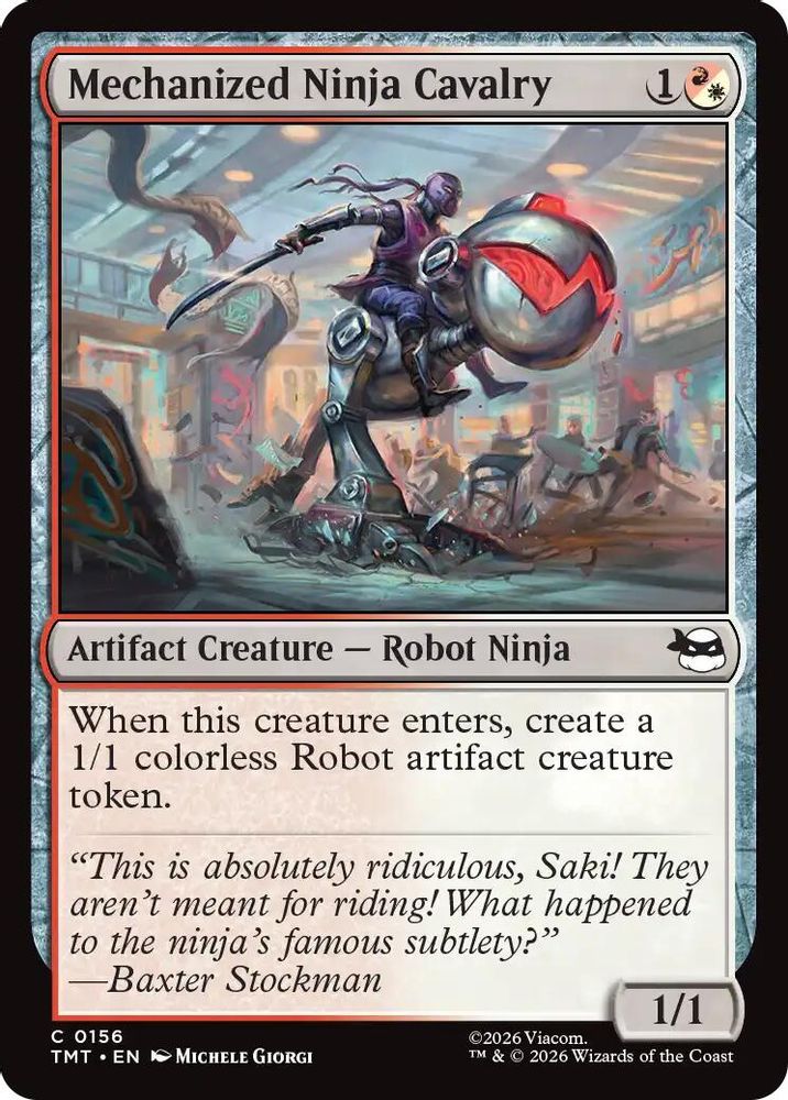 Mechanized Ninja Cavalry [Teenage Mutant Ninja Turtles]