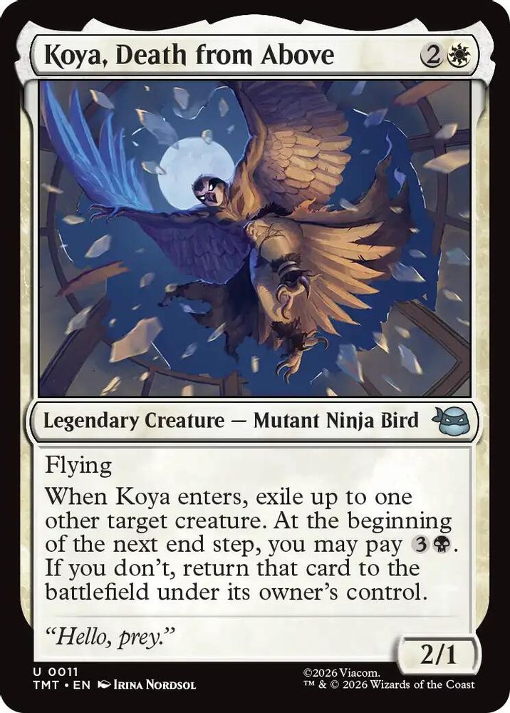 Koya, Death from Above [Teenage Mutant Ninja Turtles]