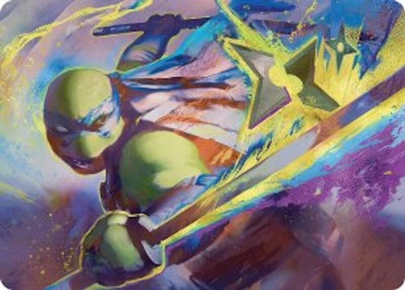 Leonardo's Technique Art Card [Teenage Mutant Ninja Turtles Art Series]