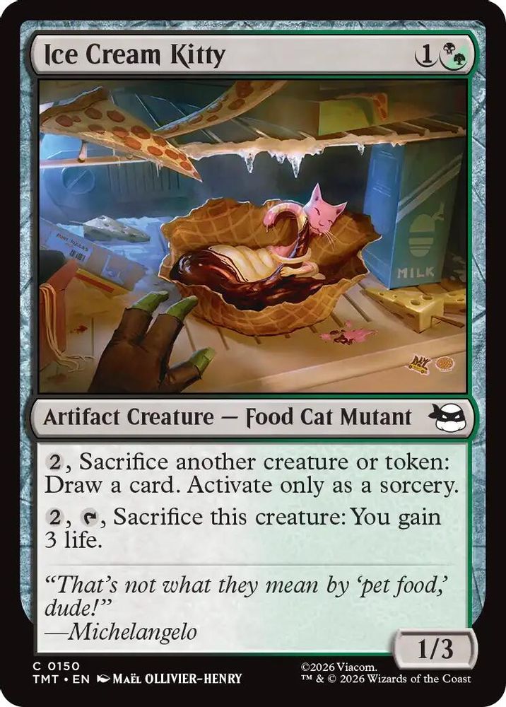 Ice Cream Kitty [Teenage Mutant Ninja Turtles]