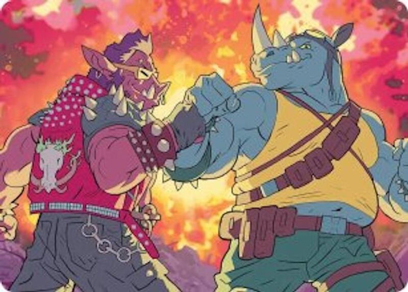 Bebop & Rocksteady Art Card [Teenage Mutant Ninja Turtles Art Series]