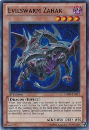 Evilswarm Zahak [HA07-EN012] Super Rare