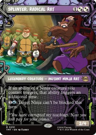 Splinter, Radical Rat (Showcase) [Teenage Mutant Ninja Turtles]