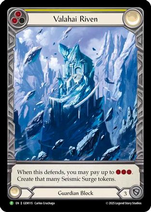 Valahai Riven (Yellow) (GEM115) - GEM Pack 4 Rainbow Foil