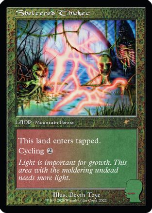 Sheltered Thicket [Secret Lair Drop Series]