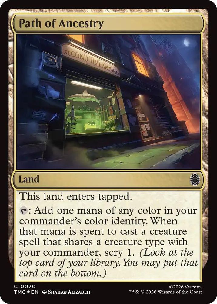 Path of Ancestry (Surge Foil) [Teenage Mutant Ninja Turtles Commander]
