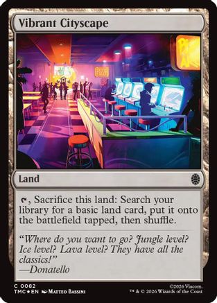 Vibrant Cityscape (Surge Foil) [Teenage Mutant Ninja Turtles Commander]