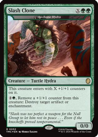 Slash Clone - Steelbane Hydra (Surge Foil) [Teenage Mutant Ninja Turtles Commander]