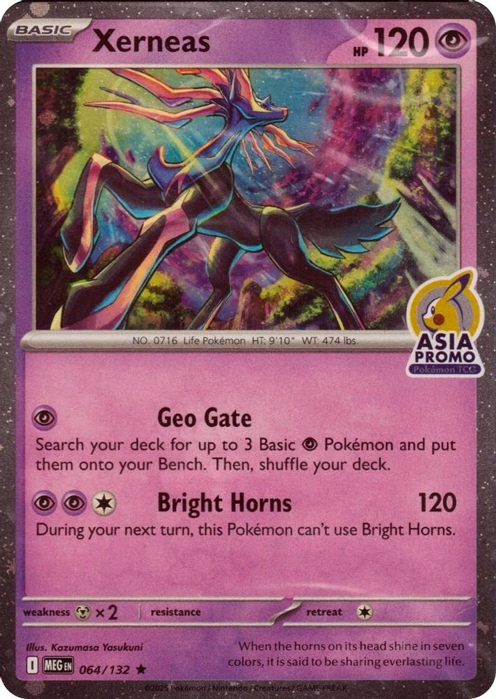 Xerneas (Asia Promo) 064  - Holofoil Miscellaneous Cards & Products - Rare