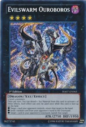Evilswarm Ouroboros [HA07-EN065] Secret Rare