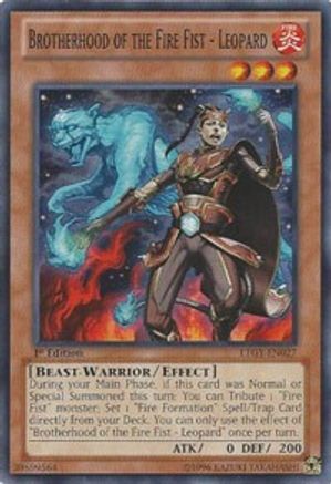 Brotherhood of the Fire Fist - Leopard [LTGY-EN027] Common