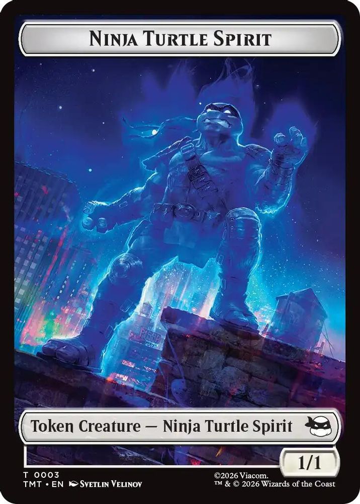 Ninja Turtle Spirit // Food Double-Sided Token [Teenage Mutant Ninja Turtles Tokens]