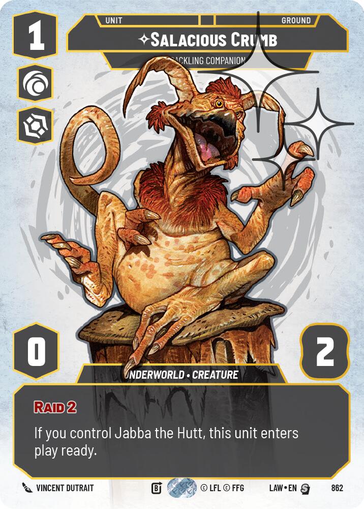 Salacious Crumb - Cackling Companion (Prestige Foil) (862) (862) [A Lawless Time]