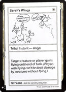 Sarah's Wings [Mystery Booster Playtest Cards]