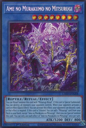 Ame no Murakumo no Mitsurugi (Secret Rare) [L26D-ENM08] Secret Rare