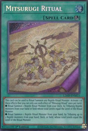 Mitsurugi Ritual (Secret Rare) [L26D-ENM15] Secret Rare