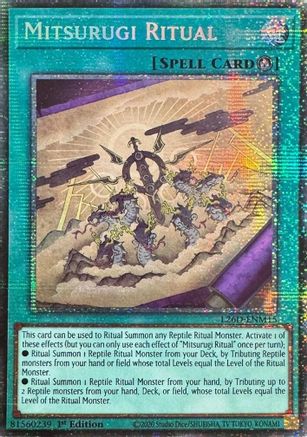Mitsurugi Ritual (Starlight Rare) [L26D-ENM15] Starlight Rare