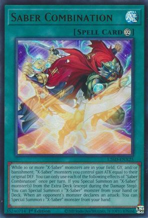 Saber Combination [L26D-ENX25] Ultra Rare