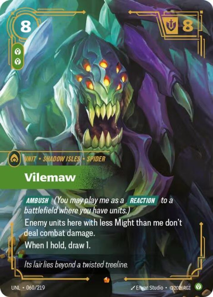 Vilemaw (060/219) - [Unleashed Foil] (Riftbound TCG)