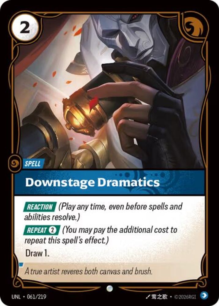 Downstage Dramatics (061/219) - [Unleashed ] (Riftbound TCG)