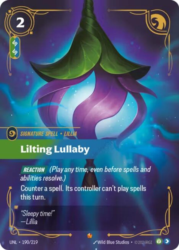 Lilting Lullaby (190/219) - [Unleashed Foil] (Riftbound TCG)