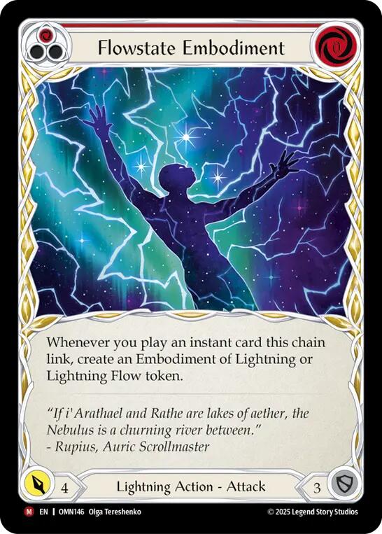 Flowstate Embodiment [OMN146] (Omens of the Third Age)  Rainbow Foil