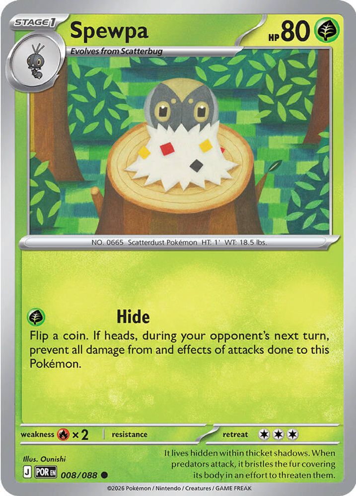 Spewpa (008/088) [Mega Evolution: Perfect Order]