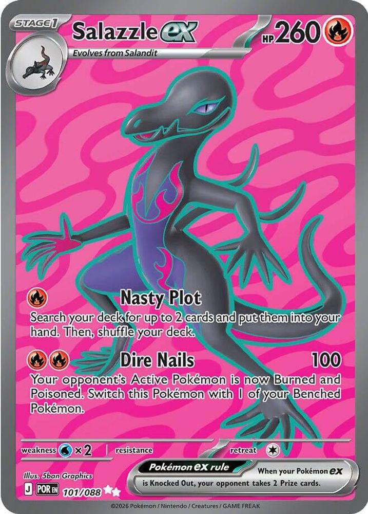 Salazzle ex (101/088) [Mega Evolution: Perfect Order]