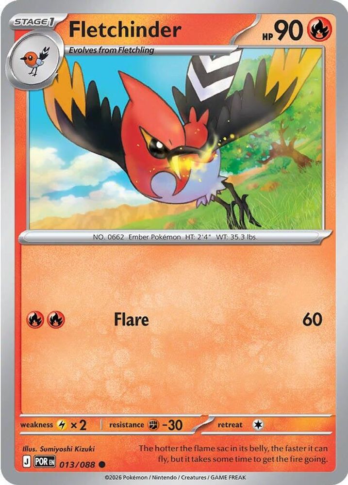 Fletchinder (013/088) [Mega Evolution: Perfect Order]