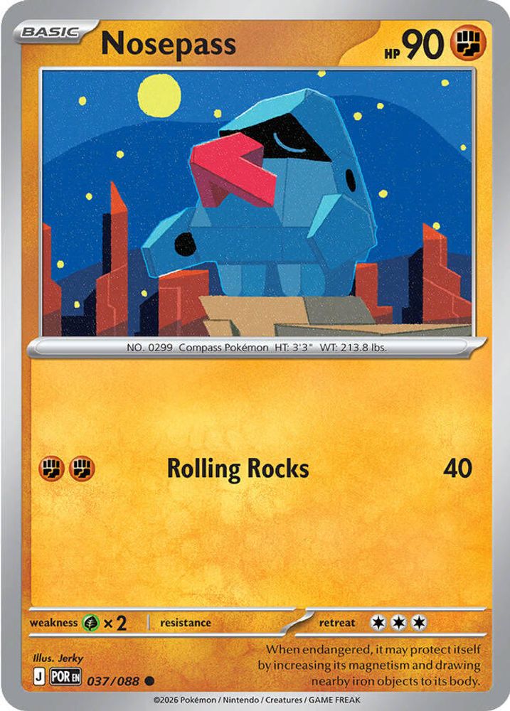 Nosepass (037/088) [Mega Evolution: Perfect Order]