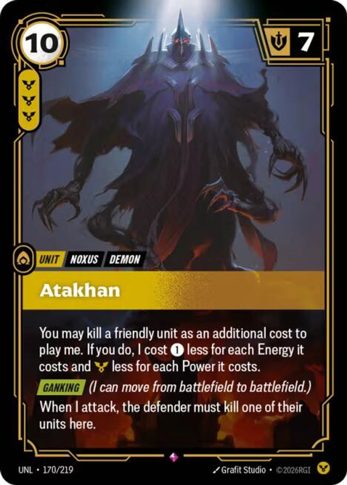 Atakhan (170/219) - [Unleashed Foil] (Riftbound TCG)