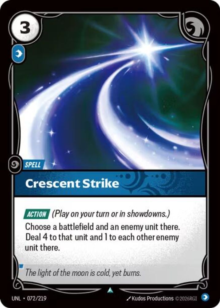 Crescent Strike (072/219) - [Unleashed Foil] (Riftbound TCG)